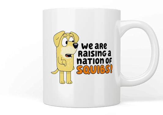 Bluey: We are raising a nation of squibs! mug