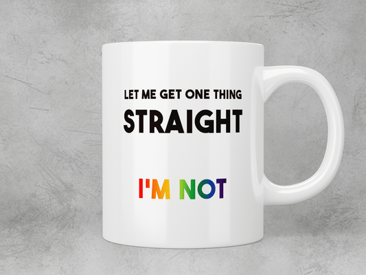 Let me get one thing straight - I'm not mug