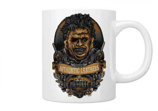 Texas Authentic Leathers / The Texas Chain Saw Massacre Mug