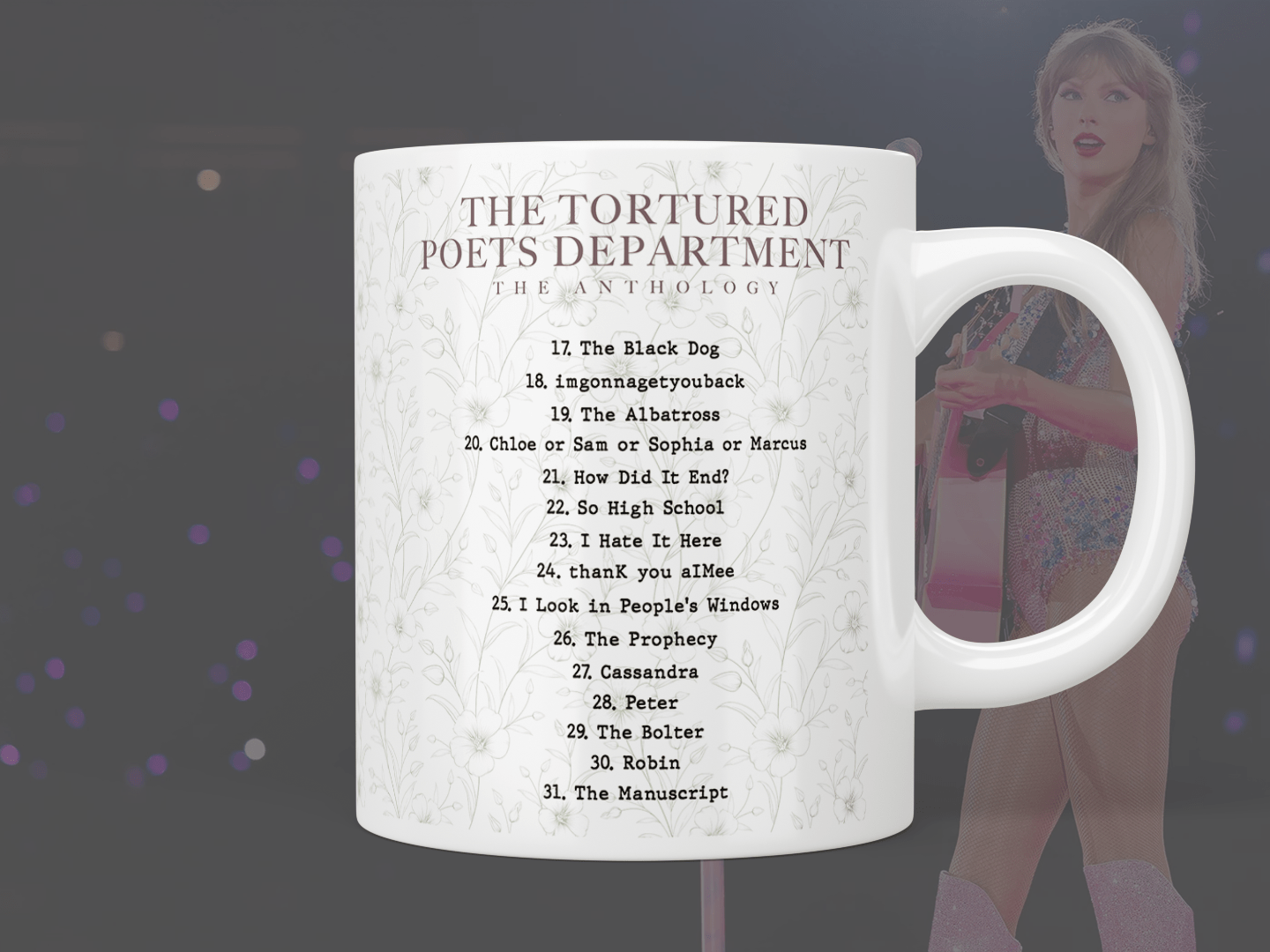 Taylor Swift: The Tortured Poets Department - The Anthology tracklist mug