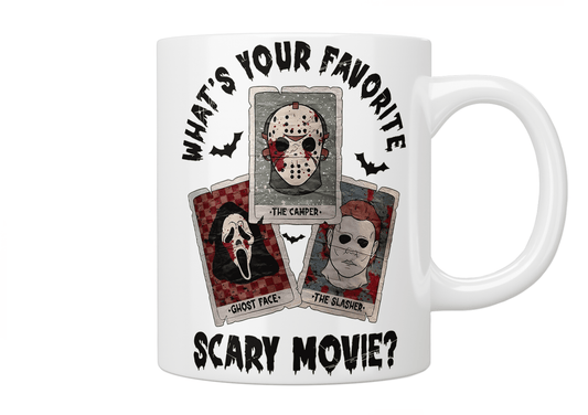 What's Your Favourite Scary Movie? Mug